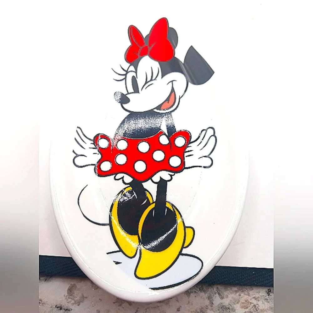 Minnie Mouse Disney Ceramic Spoon Rest+ 2 Mickey Oven Oversized Mitts New